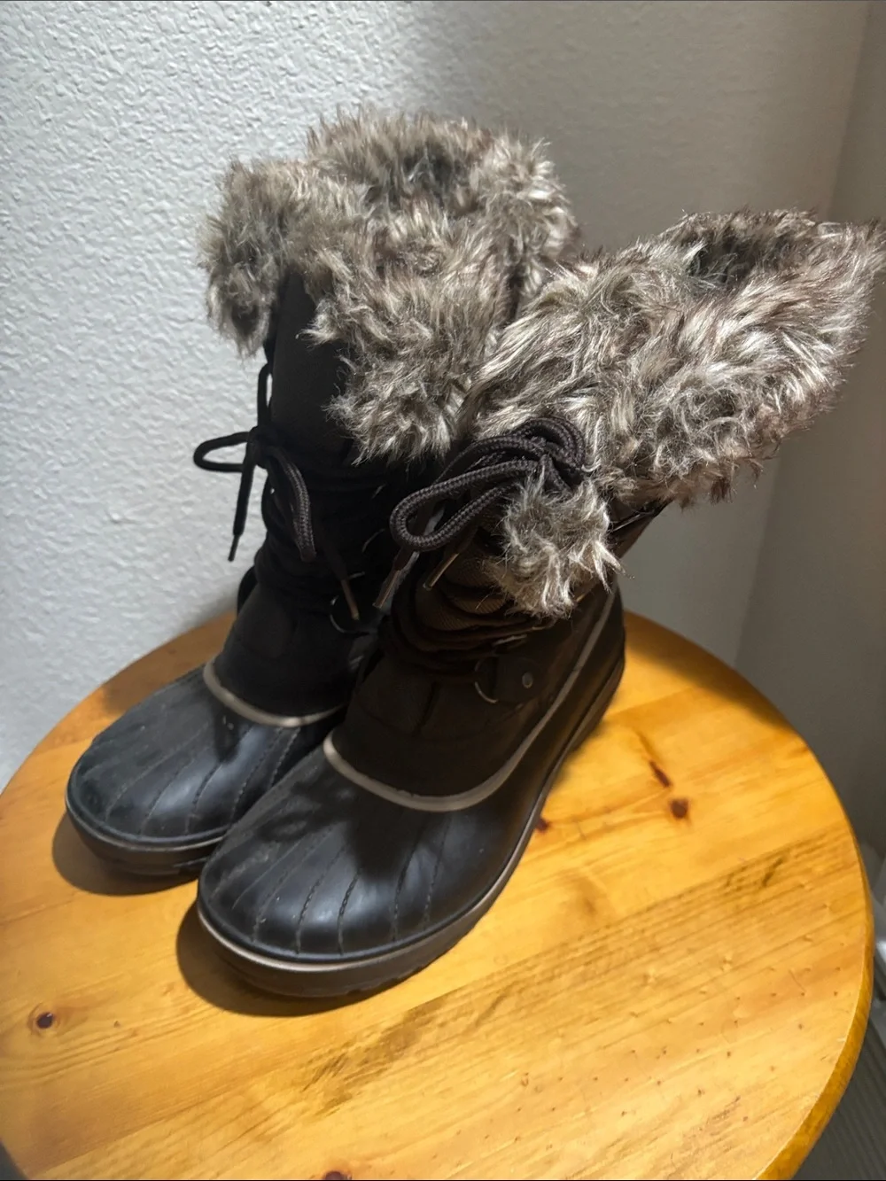 Dreampairs Snow/Rain Women’s Brown Boots 8